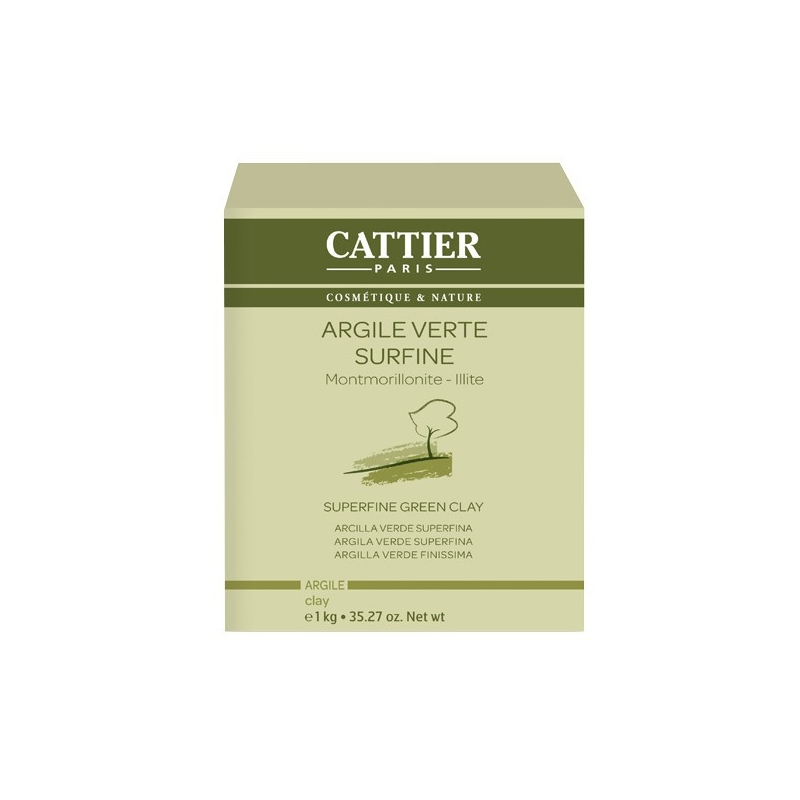 Argile verte surfine (3 kg)