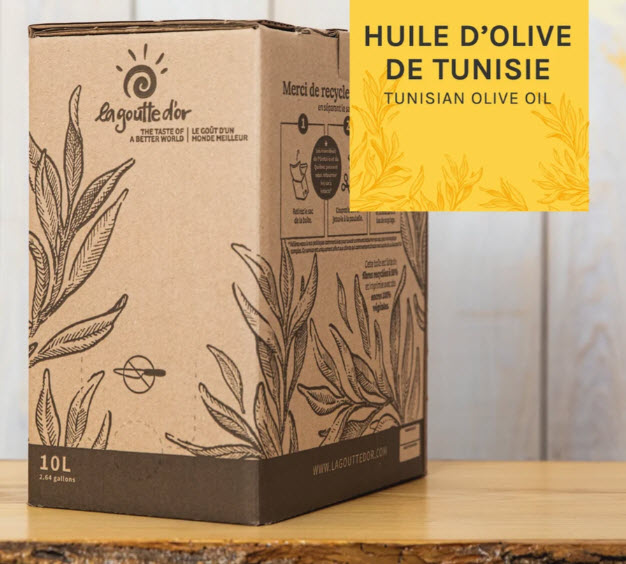 Huile d'olive de Tunisie Extra vierge (100 g)