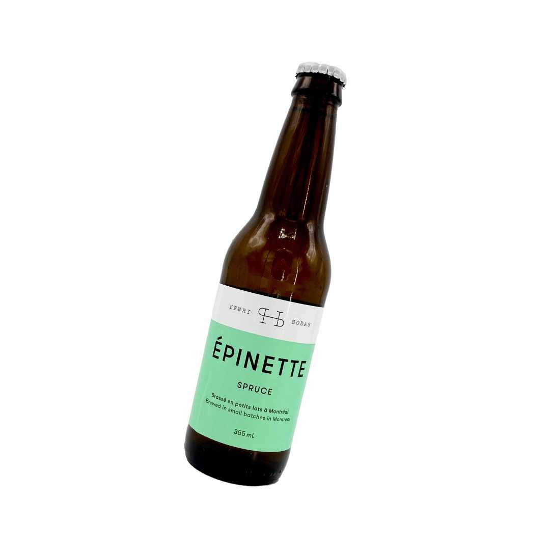 Bière d'épinette (355 ml) HENRI