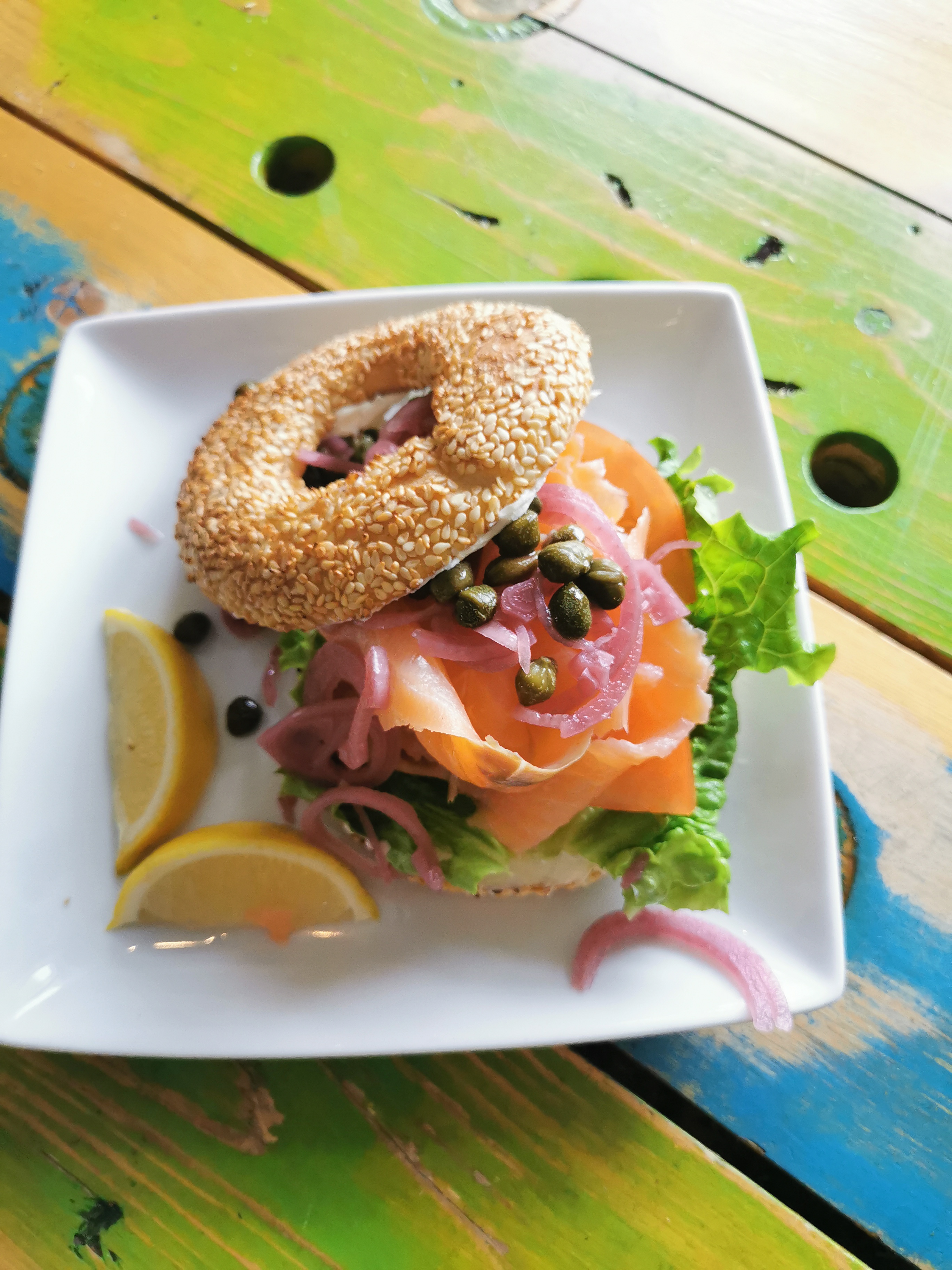 Bagel saumon fumé