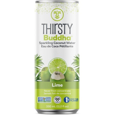 Eau de coco pétillante a la lime (330 ml)