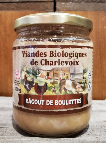 Ragoût de boulettes biologique (450 gr)